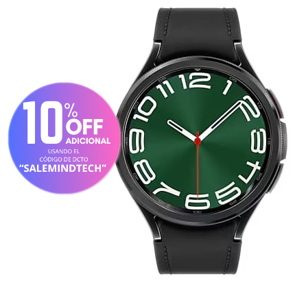 [Reacondicionado] Samsung Galaxy Watch 6 Classic - Negro / 47mm / Bluetooth