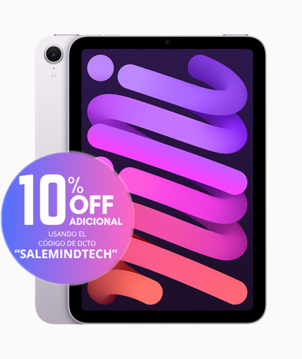 [195949730573] Apple Ipad Mini (2024) - 256 GB / Púrpura / WiFi