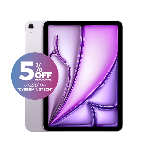 [195949190025] iPad Air 2024 / 11 pulgadas / 256 GB / Morado / Wifi